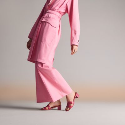 HERMES エルメス ピンク オープントゥ パンプス 37 ピンク - レディス シューズ | エルメス | Hermès - エルメス-公式サイト